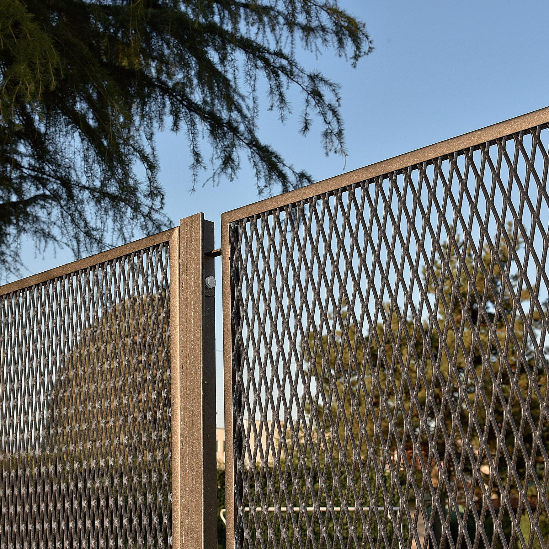 Expanded metal fence- beautiful and practical fence