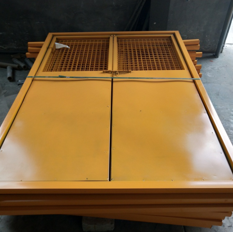 Introduction to the construction elevator shaft protection door Introduction to the construction elevator shaft protection door