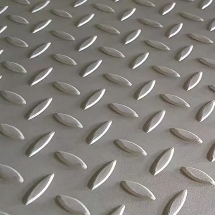 Tread Chequered Anti Skid Plate Embossed Checkered Stainless Steel Sheet