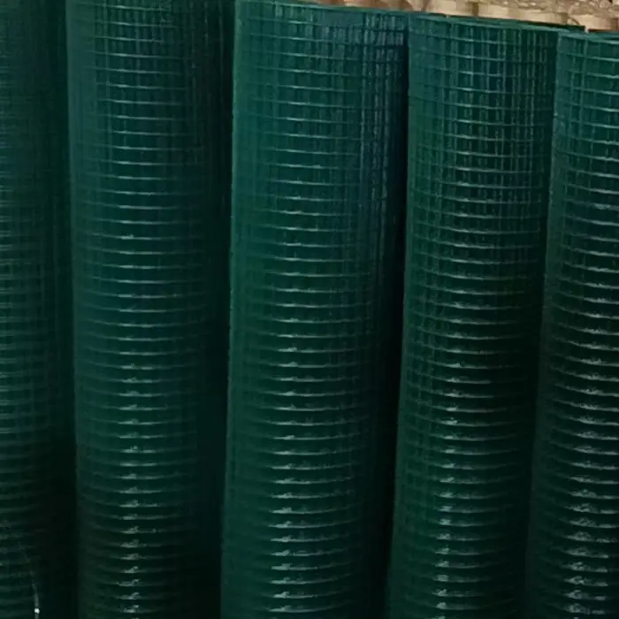 16 gauge 2×2 4×4 fencing PVC green Coated Galvanized Welded Wire Mesh Roll