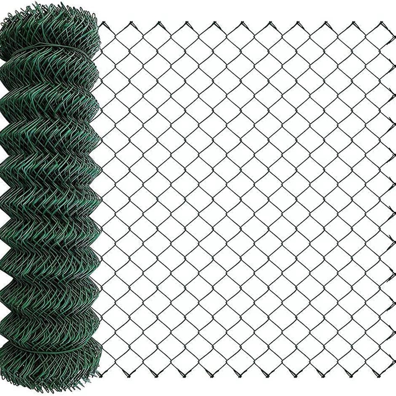 Low carbon steel, non-deformable metal chain link playground fence