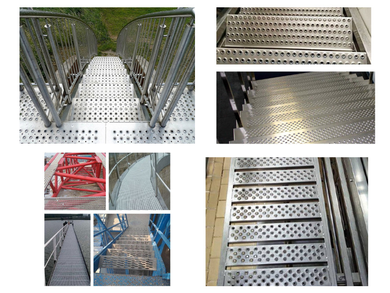 Anti Skid Plate Aluminum Walkway Floor And Roof Grating