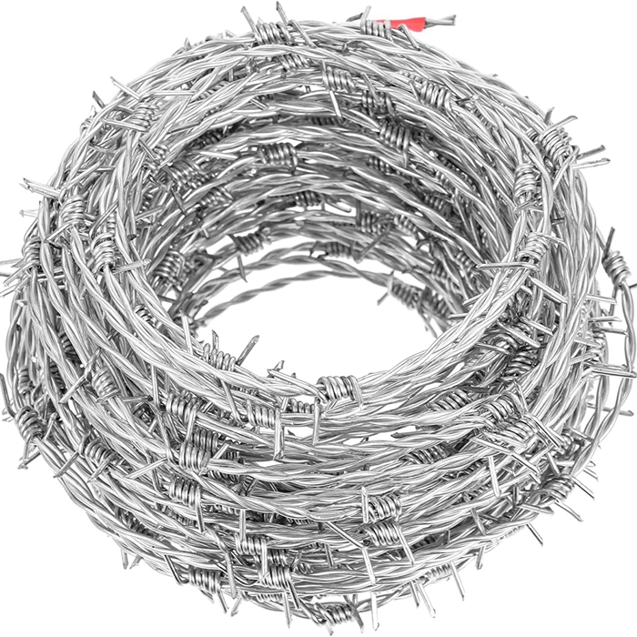 Details of barbed razor wire production Details of barbed razor wire production