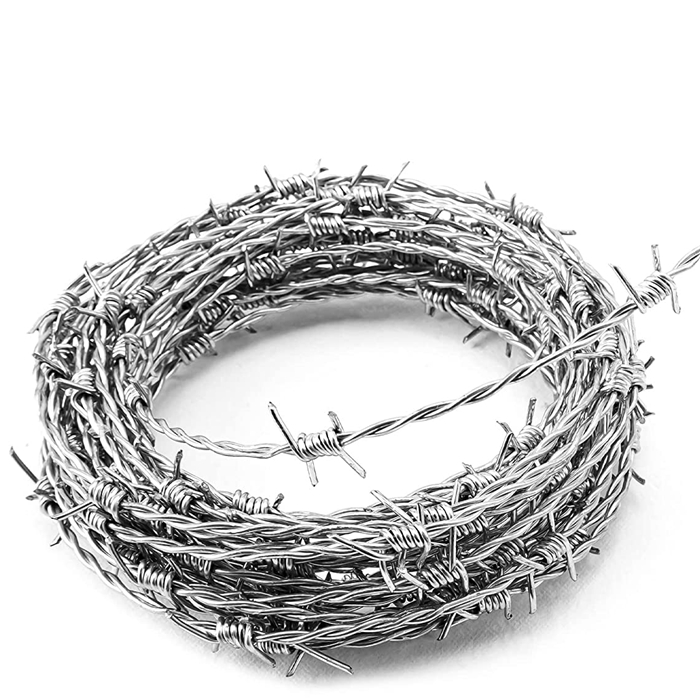 Details of barbed razor wire production Details of barbed razor wire production