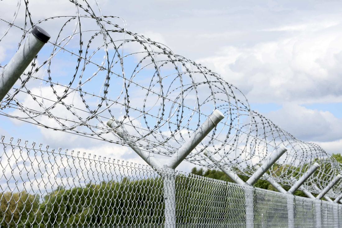 ODM razor wire fence mesh prison security fence