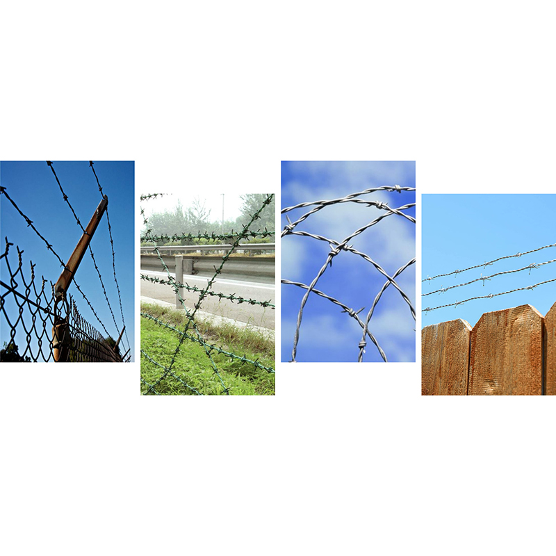 High Security Anti Climb Fence Single Twist Barbed Wire