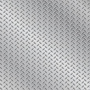 Galvanized Sheet Custom Patterned Diamond Printed Anti Slip Plate