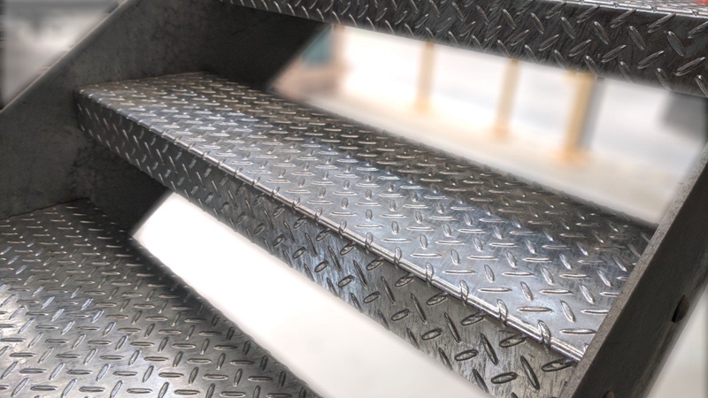Galvanized Sheet Custom Patterned Diamond Printed Anti Slip Plate