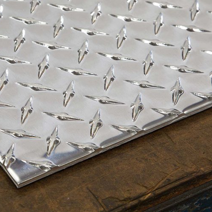 Galvanized Sheet Custom Patterned Diamond Printed Anti Slip Plate
