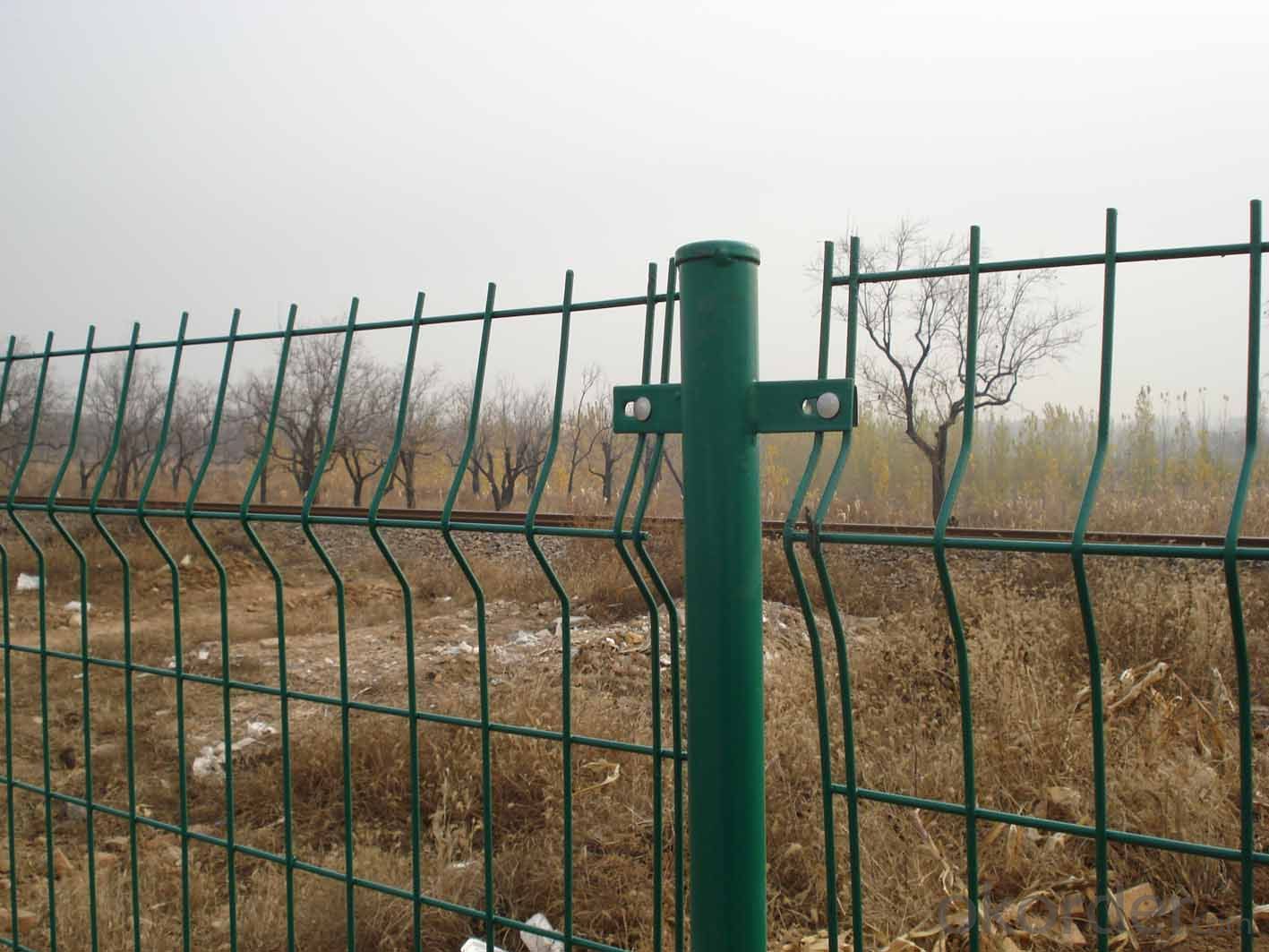 Decorative protective net triangular bending guardrail net