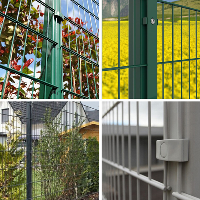 Easy installation economical and practical double wire fence double-sided wire fence