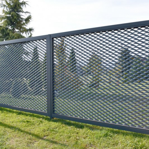 Expanded metal fence- beautiful and practical fence