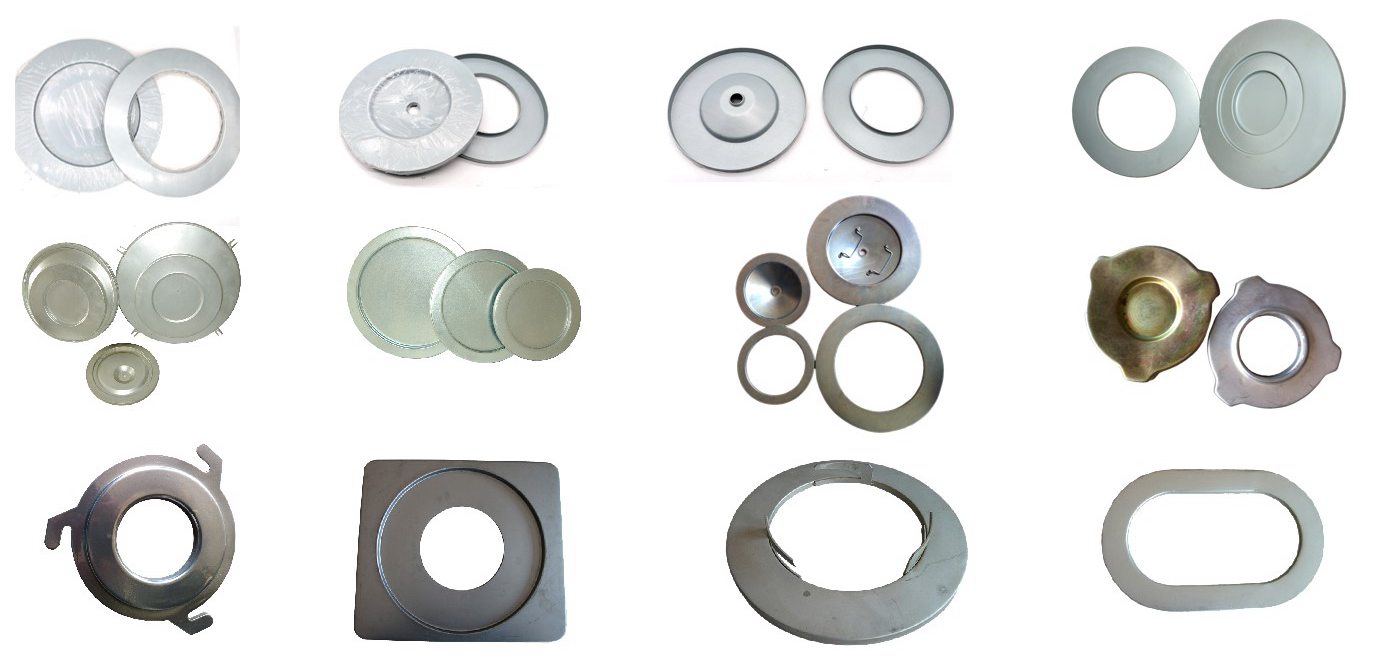 Customizable high quality metal filter end caps for air filters