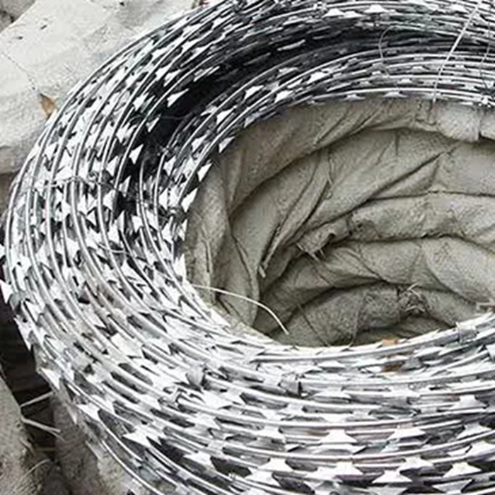 ODM galvanized welded wire mesh Welded Razor Wire Fence