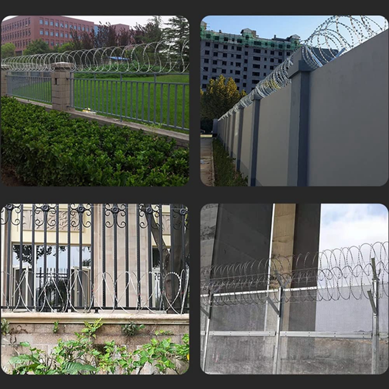 ODM galvanized welded wire mesh Welded Razor Wire Fence