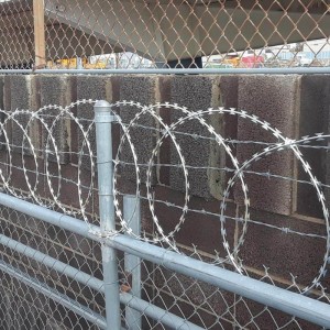 ODM razor wire fence mesh prison security fence