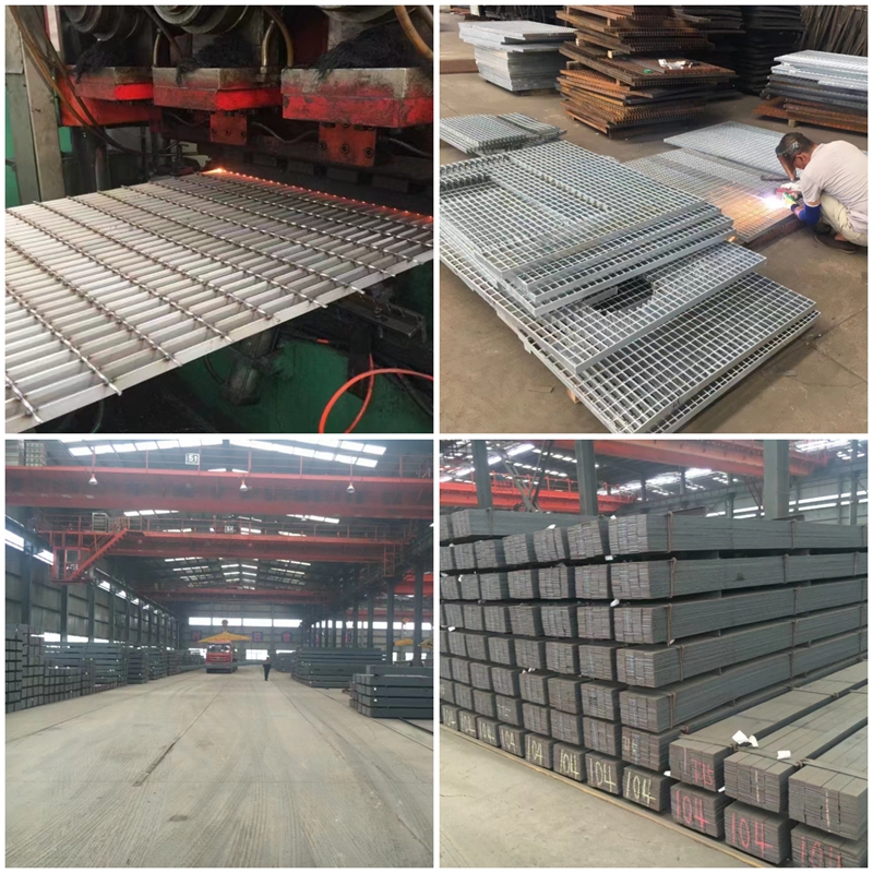 Low price hot dip galvanized anti-rust mild steel grating