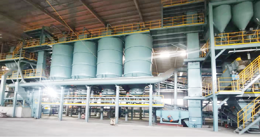 foundry sand preparation