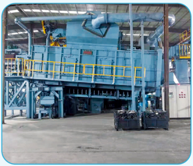 continuous shot blast machine
