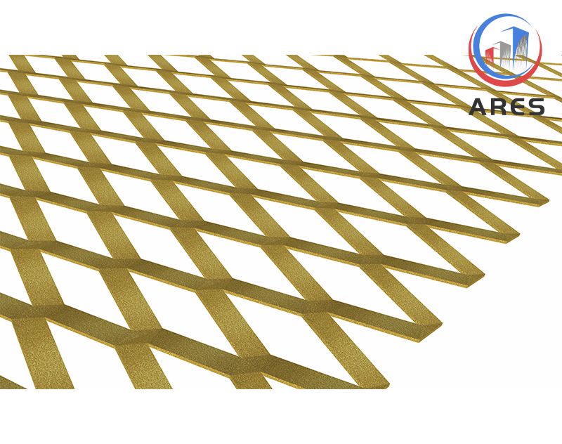 Decorative Architectural Expanded Mesh for Curtain Wall HJAD-80180 Manufacturer