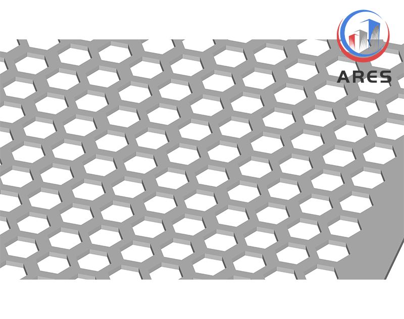 Honeycomb Perforated Sheet Metal, Hexagonal Expanded Metal