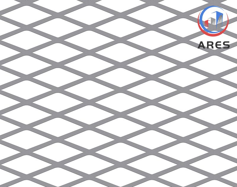 Diamond Arichitectural Expanded Mesh Panels for Building Exterior Facade