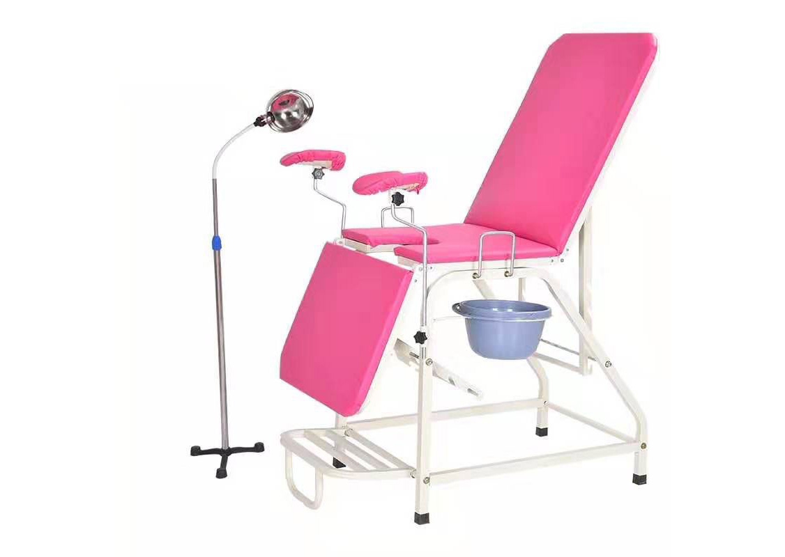 Hebei factory gynecological bed with lamp