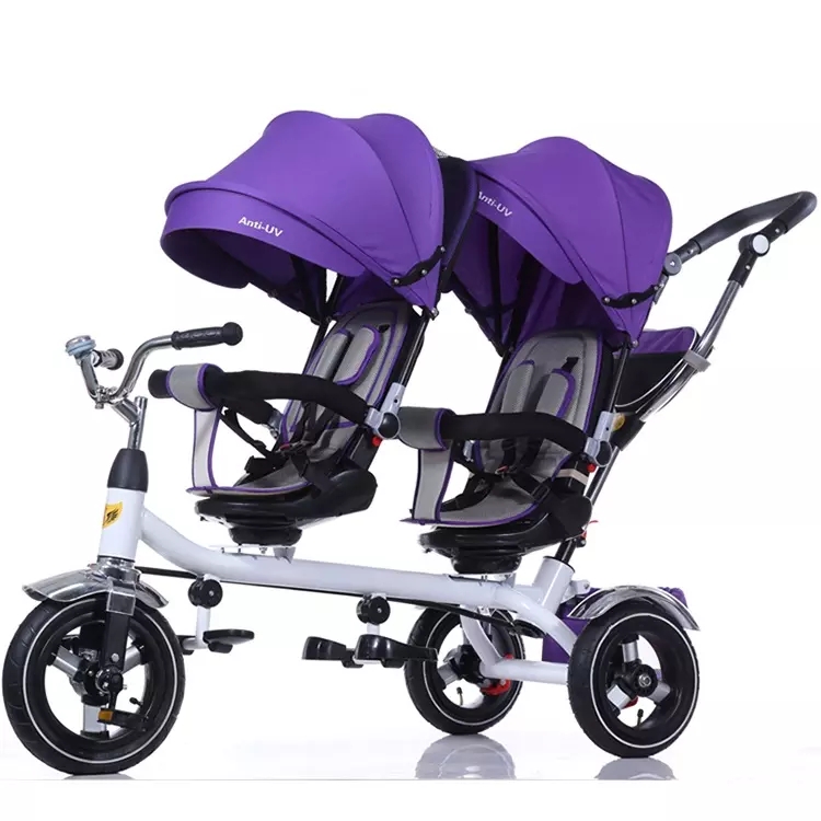 twin baby tricycle