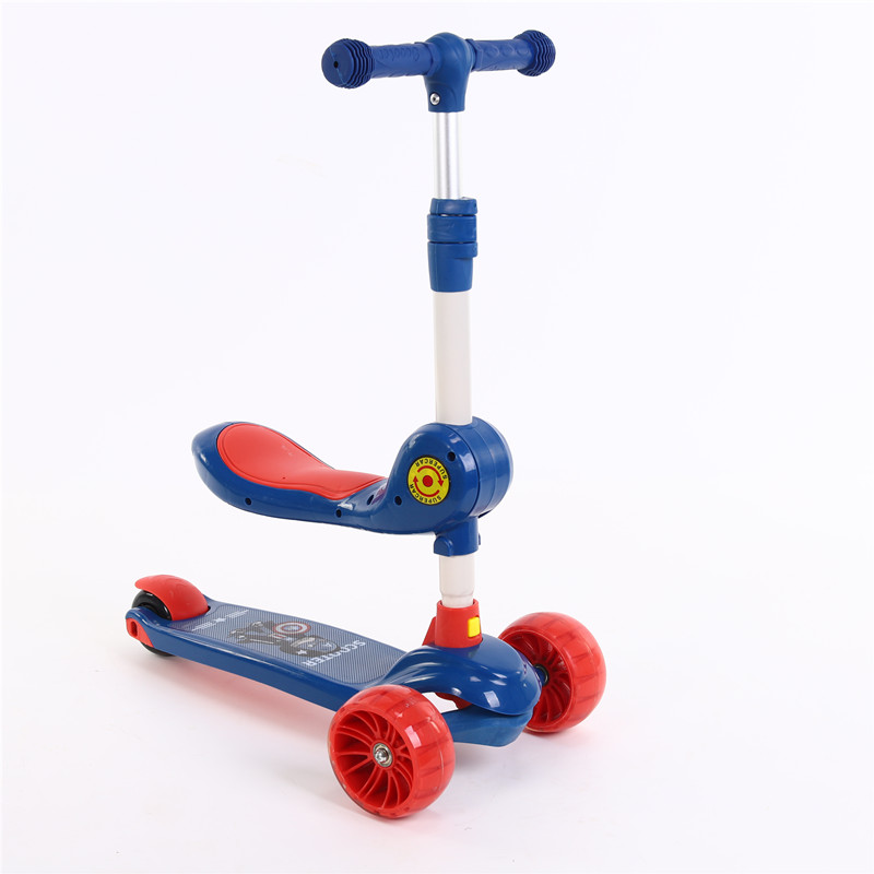 Removable Best Selling Children Scooter Three Fine Glitter Wheel Indoor And Outdoor Baby Walker Cheap Wholesale Price Unisex