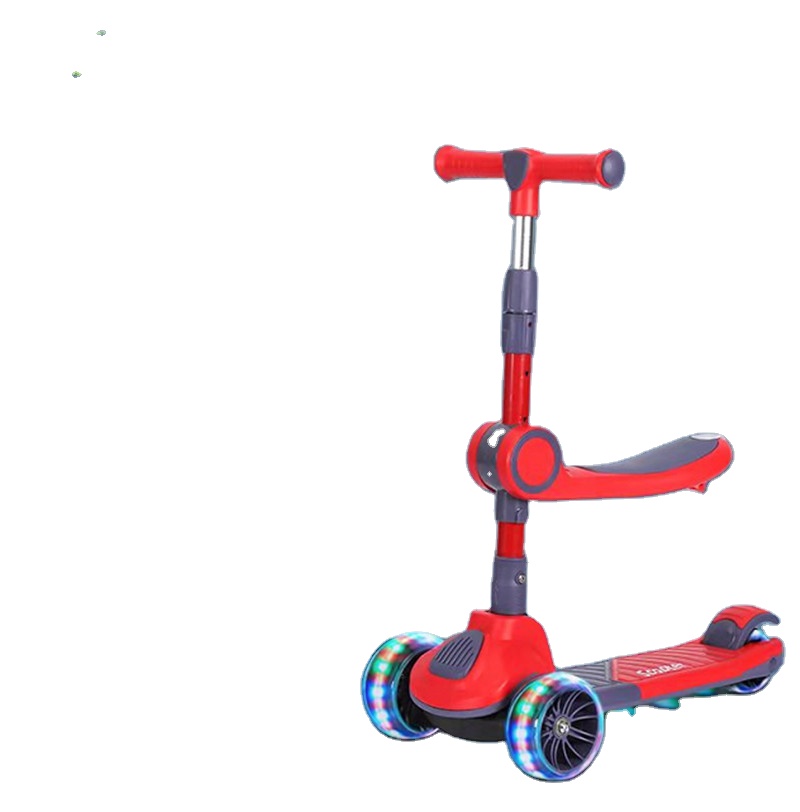 One Button Folding Children's Toy Scooter for Kids Aged 1-6