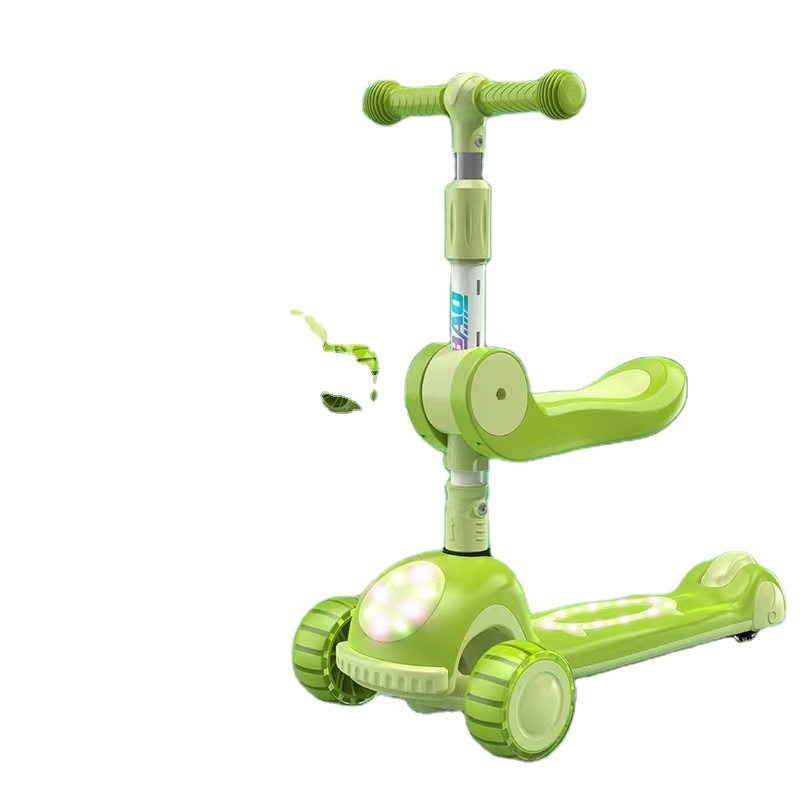 girls foot kick scooty baby toy patinete infantil 3 in 1 3 wheel swing ride on kids scooters for kids children with led light