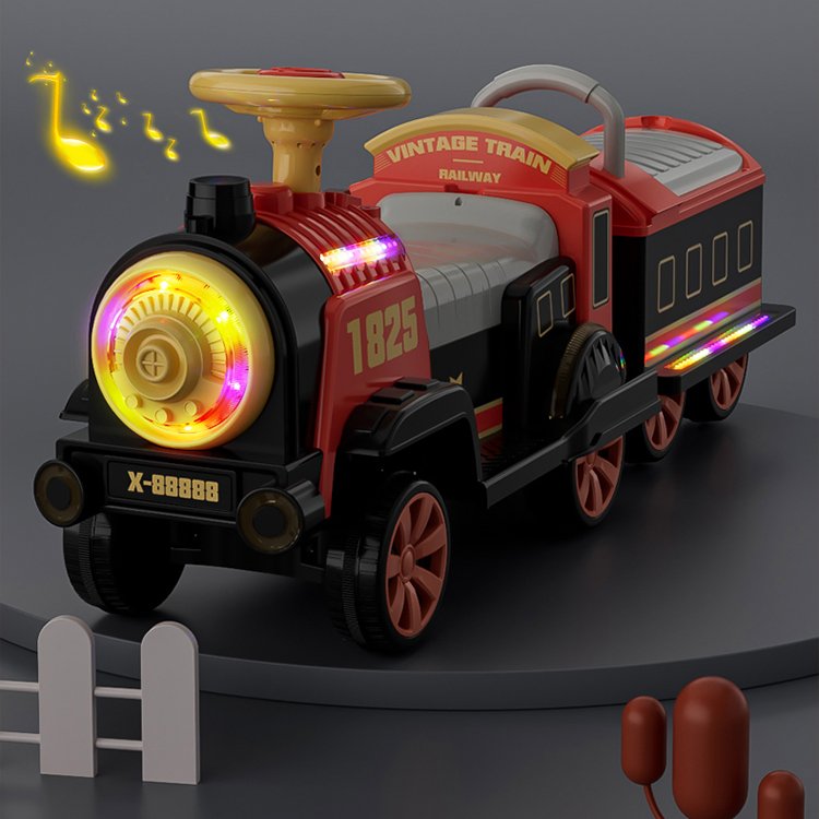 Kids electric train electric train track ride on toy electric ride toy car