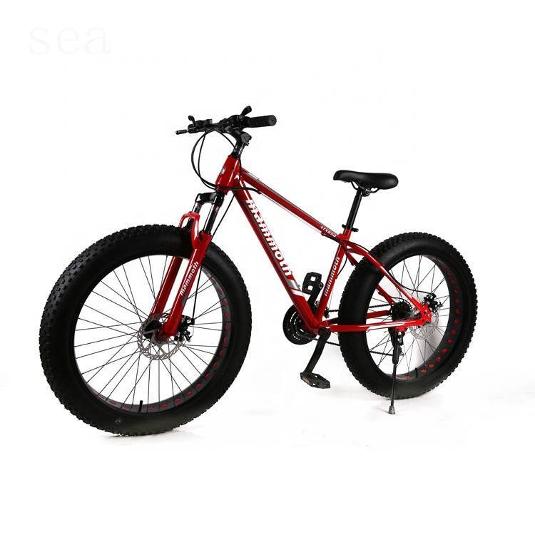 New style high quality 26 inch fat tyre bike for adult/China manufacture aluminum fat tyre bicycle/big tyre snow bike