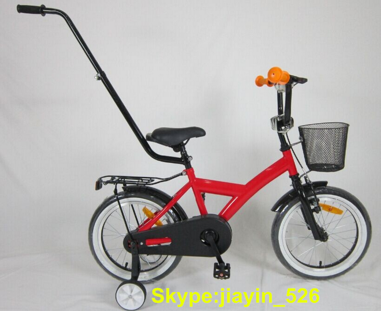 Steel Frame Material and 12 wheel size kids bicycle BICIKLI with push bar