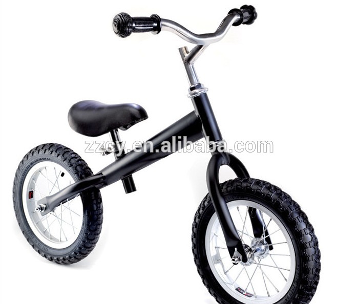 red/white/black children balance bike learning bicycle