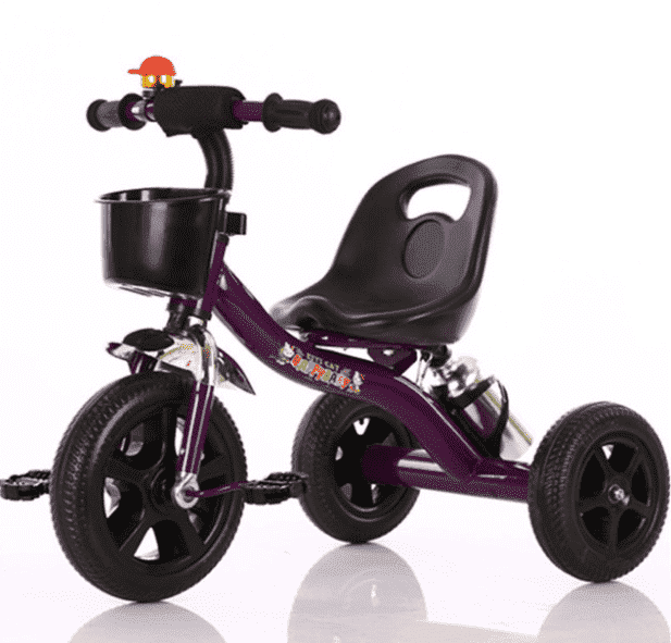China baby tricycle with music and light 3 EVA wheels red kids tricycle wholesale children pedal trike manufacturer