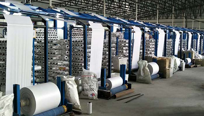PP woven fabric roll