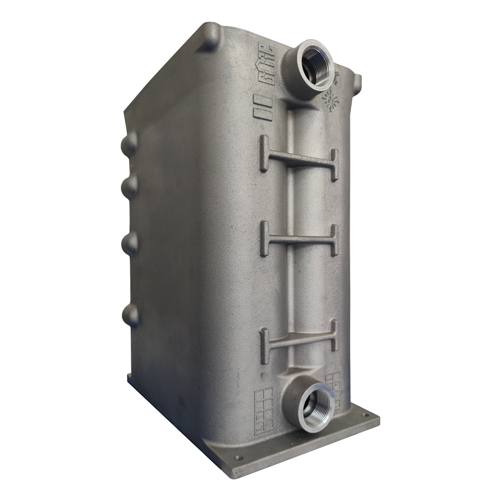 LD Type Heat Exchanger made from cast silicon aluminum  for heating furnace/water heater
