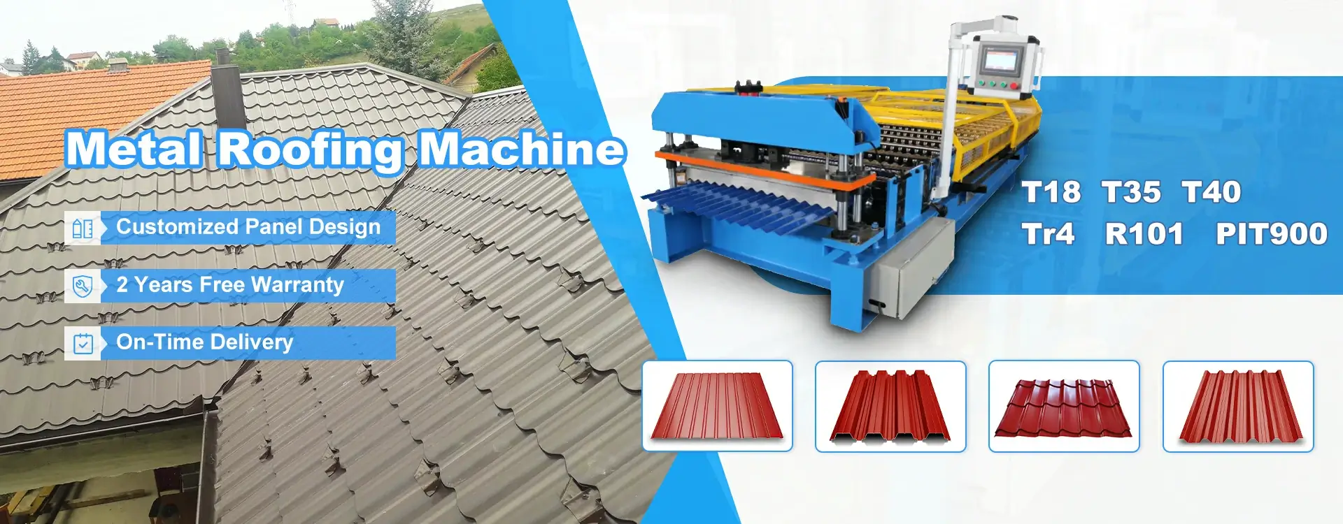 Roof and Wall Panel Machine