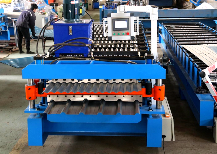 metal roofing machine-Double Row Drywall Ceiling Omega Steel Profile Roll Forming Machine