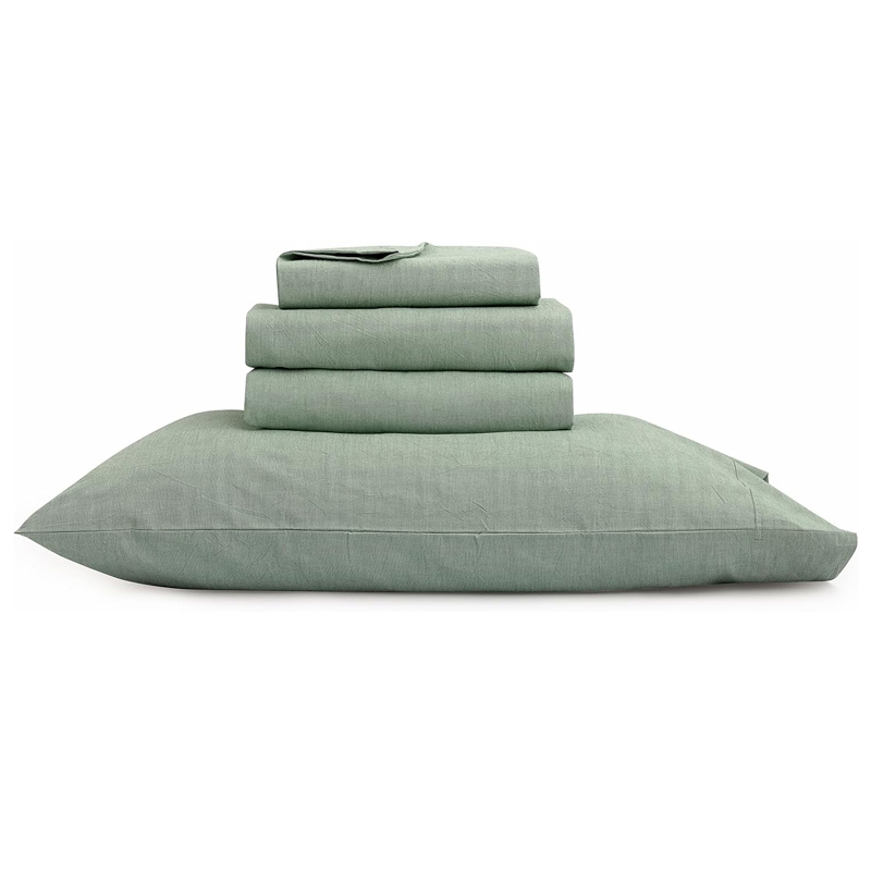 100% Biodegradable Flax French linen duvet cover sets pure linen bed sheet bedding set