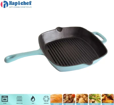 Factory Supply Cookware Pot Cast Iron Skillet Grill Fry Pan for Camp Cooking, Cast Iron Cookware, Cast Iron Casserole