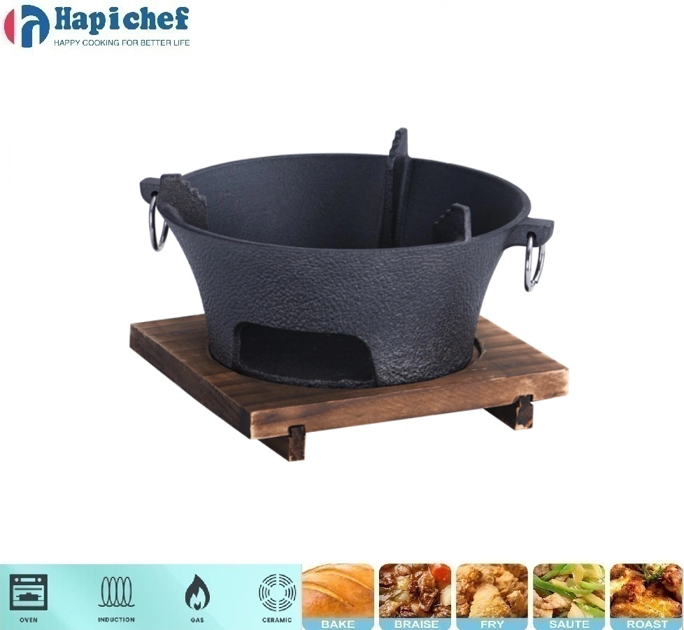 lodge enameled cast iron dutch oven Outdoor BBQ Cooking Portable Cast Iron Carbon Stove
