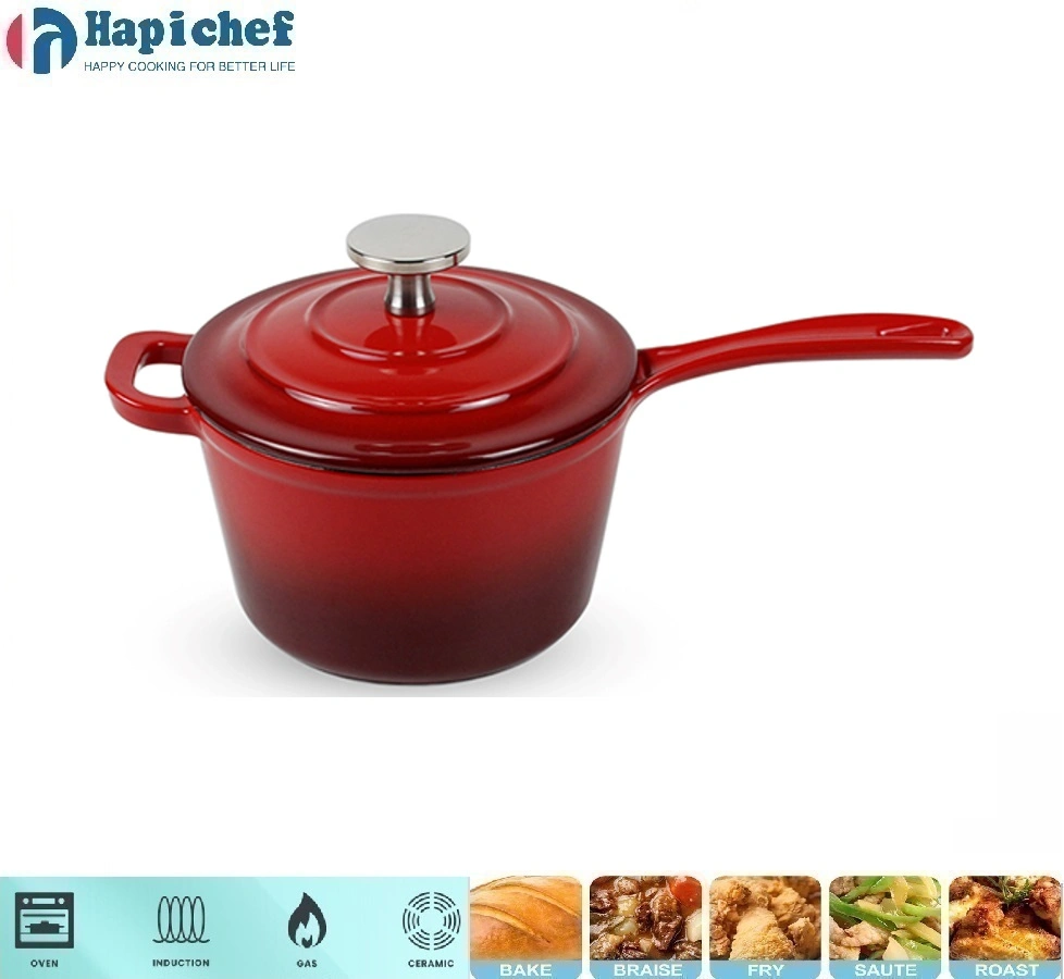 തുരുമ്പിച്ച കാസ്റ്റ് ഇരുമ്പ് ഡച്ച് ഓവൻ Cast Iron Enamel /Preseasoned Saucepan Milk Pot