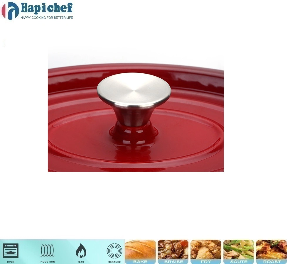sam's club cast iron oven ya Uholanzi Oval Cast Iron Casserole Enamelled Dutch Oven
