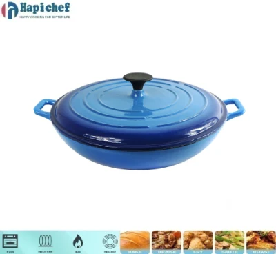 Seafood and Mussel Cooking Pot Enameled Cast Iron Casserole Cookware, Cast Iron Cookware, Cast Iron Casserole