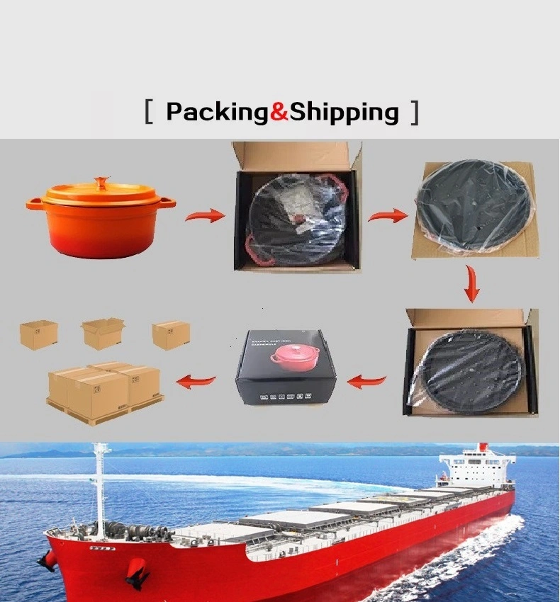cast iron pot set exporter Direct Factory Outdoor Cooking Square Cast Iron Griddle Grilling Pan