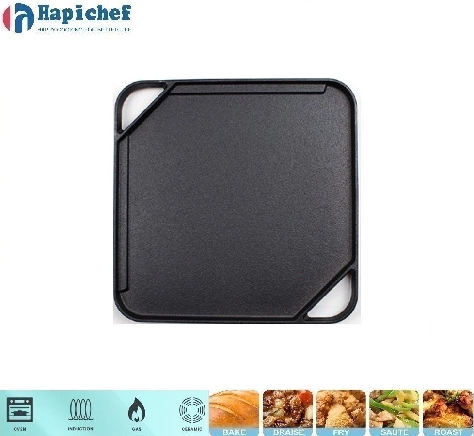 finex cast iron dutch oven Cast Iron Square Double Side Griddle Pan