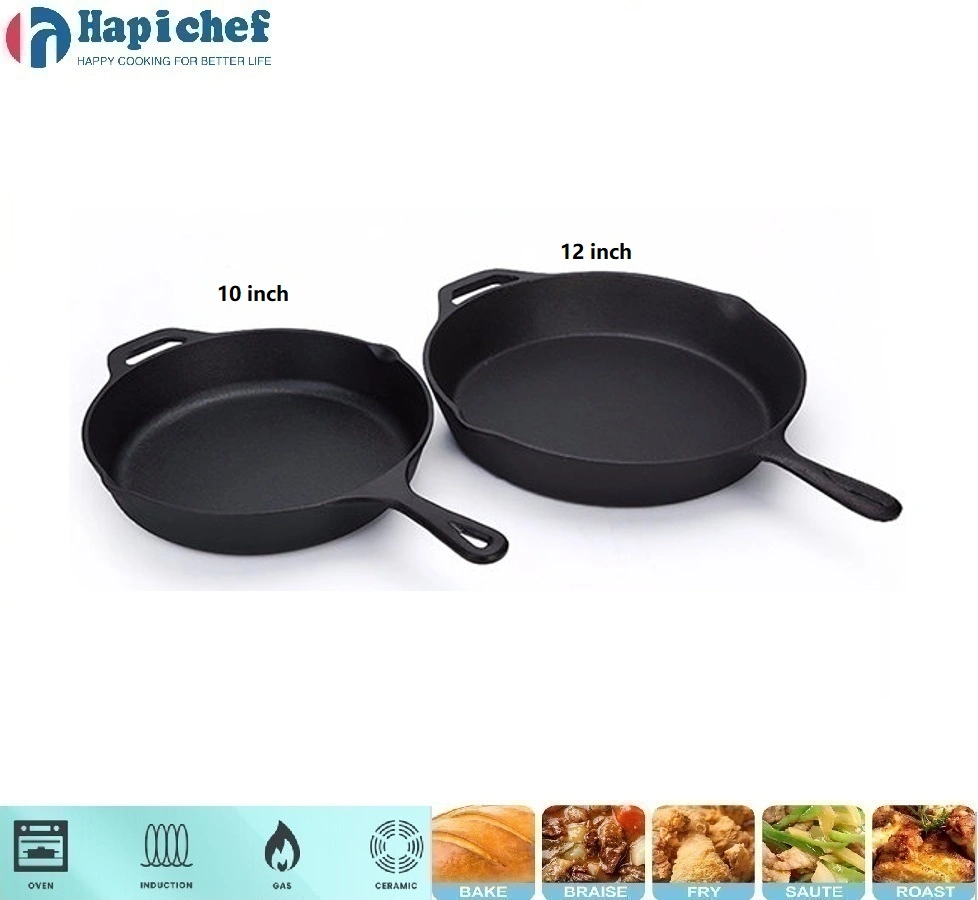 High Quality Cookware Steak Egg Cast Iron Frying Pan