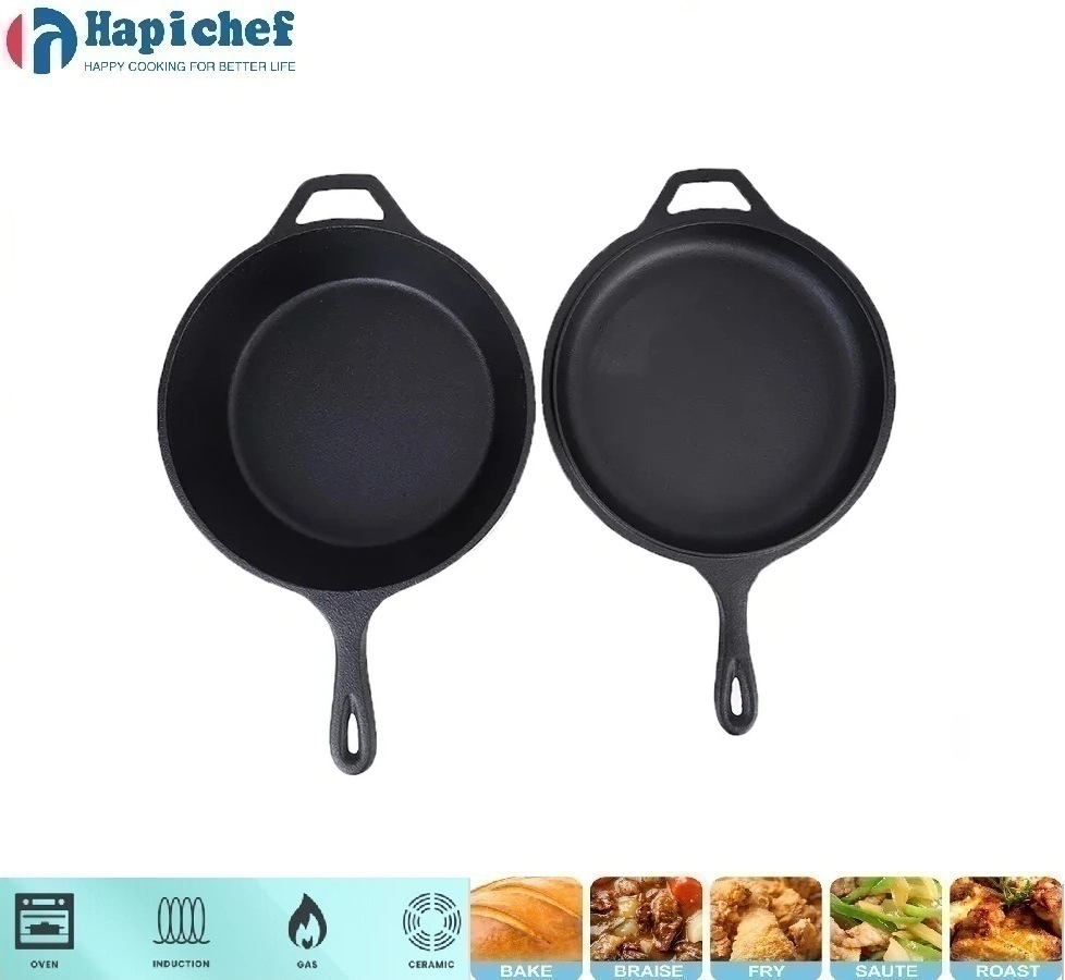 sams cast iron dutch oven Hapichef 3-Quart Hammered Cast Iron Combo Cooker